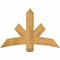 Ekena Millwork Alberta Rough Sawn Timber Gable Bracket, Western Red Cedar, 48"W x 32"H x 6"D x 6"F, 16/12 Pitch GBW048X32X0606ALB00RWR - alternate 1
